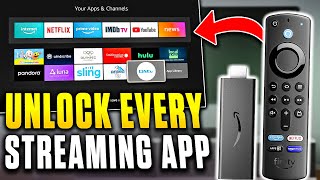 UNLOCK ALL STREAMING APPS on your FIRESTICK! 2024 UPDATE!