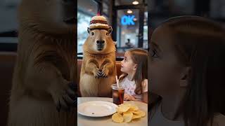 I'm so annoyed with Capybara, you are bullying the baby again. You are not allowed to eat dumpli