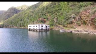 湖に沈む発電所跡　～Traces of power plants sinking in the lake～