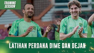 LATIHAN PERDANA DEJAN TUMBAS DAN DIME DIMOV BERSAMA PERSEBAYA | TRAINING SESSION