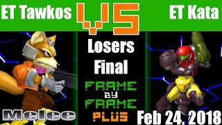 FxFP - Melee LF - ET Tawkos (Fox) VS ET Kata (Samus)