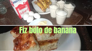 #tarde de domingo (fiz bolo de banana)