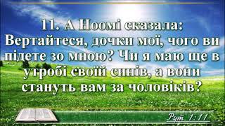 ВідеоБіблія Книга Рут розділ 1 без музики Огієнка