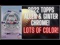 2022 Topps Allen and Ginter Chrome Hobby Box ** Beautiful Set with Plenty of Color! **