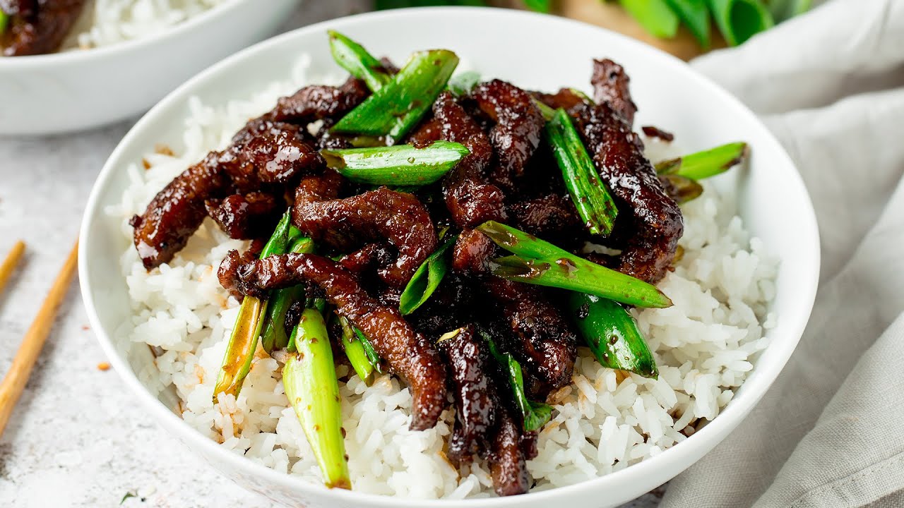 My Easy Mongolian Beef Recipe | Ready In Less Than 30 Mins! - YouTube