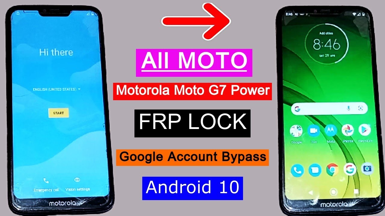 Motorola G7 Power Frp Bypass | All Moto Frp Bypass | Google Account ...