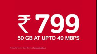 Airtel V-Fiber | Superfast Broadband at Rs. 799