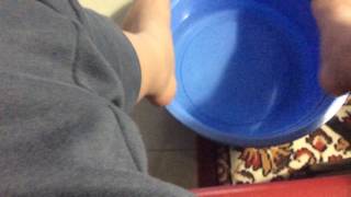 Boiling water water bucket challenge (gone wrong)