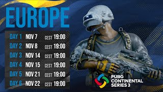 PCS3 Europe Finals • Day 6 • PUBG Continental Series