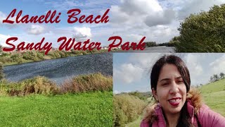 Visiting Llanelli beach and Sandy Water Park on a WINDY day | #southwales #wales #uk