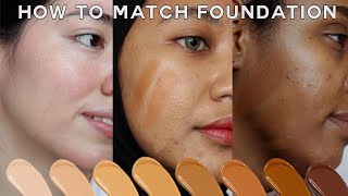 How To Find Your BEST Foundation Shade • easy for makeup beginners!