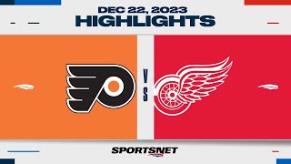 NHL Highlights | Flyers vs. Red Wings - December 22, 2023