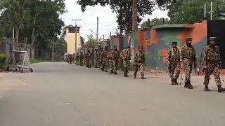 Security forces carry out area domination after terror attacks in Kathua, Doda