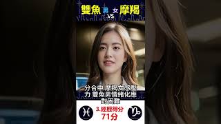 雙魚男vs摩羯女【3經歷】會經歷愛情的冒險？ #星座 #配對 #shorts