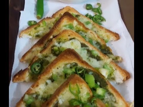 Chilli Cheese Toast using Microwave Oven Chilli Cheese Toast using Microwave Oven