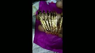 gold bangals 88 grams 916 kdm designs