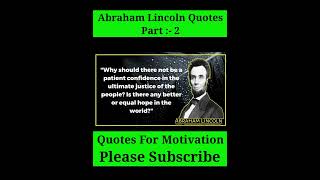 Abraham Lincoln Best Quotes Part 2 #abraham #lincoln #abrahamlincoln #shorts