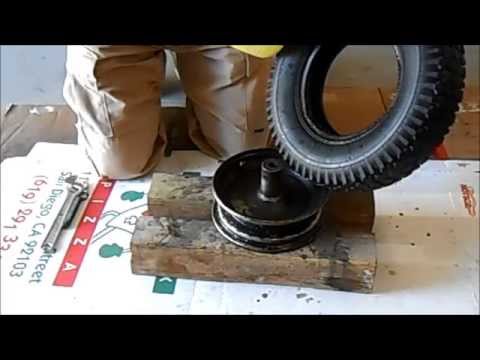 Wheelbarrow Tire Change Wheelbarrow Tire Change