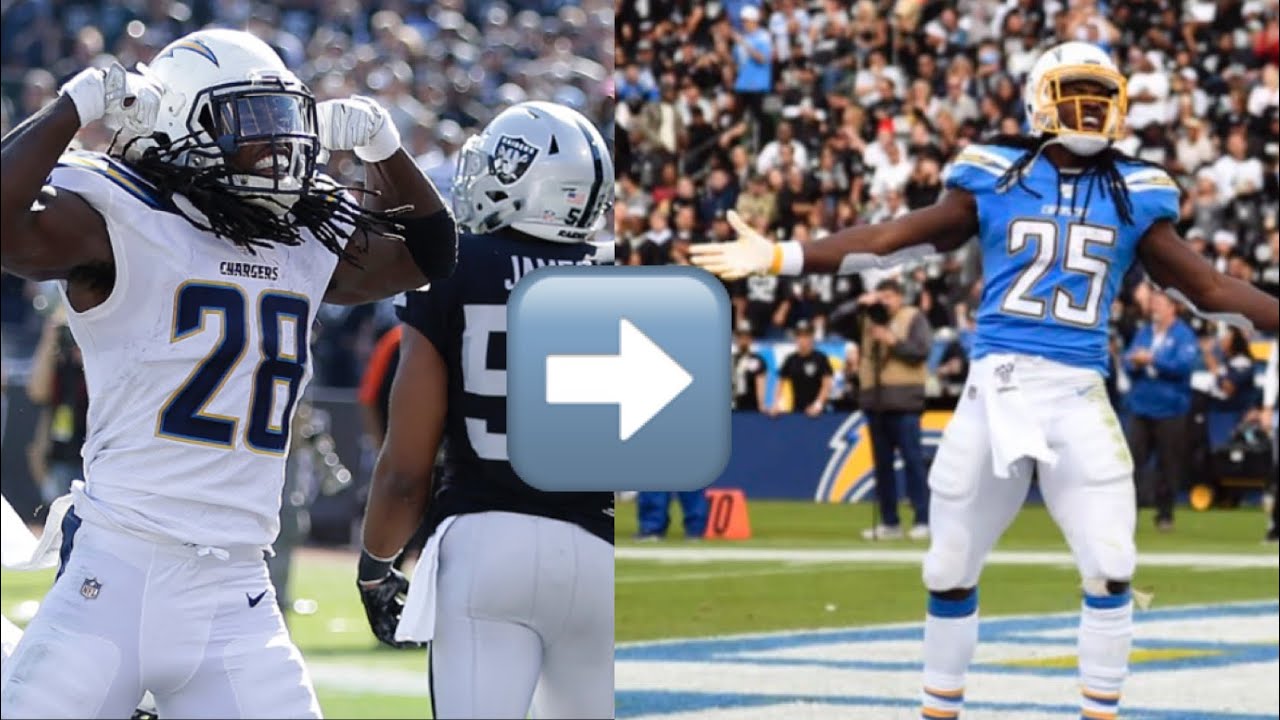 NFL Star Running Back’s First Touchdown Vs Last Touchdown - YouTube