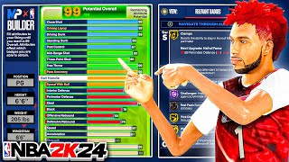 NBA 2K24 MY PLAYER BUILDER FULL-BREAKDOWN - WATCH THIS VIDEO BEFORE MAKING A BUILD