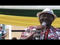 Raila Odinga accuses Jubilee government of ethnic cleansing