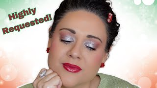 Christmas Morning Makeup! The Easiest Look You'll Ever Do! Tutorial 🎄❤️!