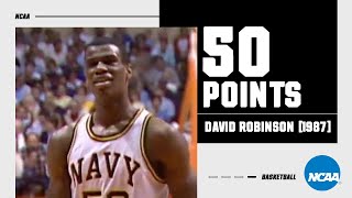 David Robinson: Incredible 50-point performance in 1987 first round