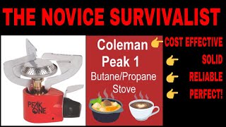 COLEMAN PEAK 1 BUTANE PROPANE STOVE - A review