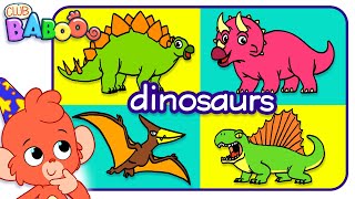Learn Dinosaur Names | Learn Dinosaurs Names and Sounds for Kids | Spinosaurus Triceratops