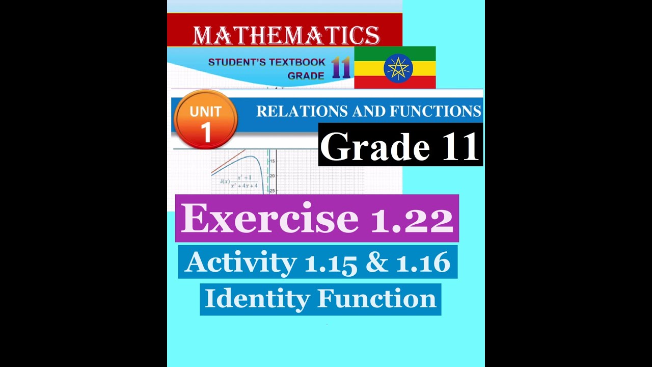 Mathematics Grade 11 Unit 1 Exercise 1 22 And Activity 1 15 1 16 Mathematics Grade 11 Unit 1 Exercise 1 22 And Activity 1 15 1 16