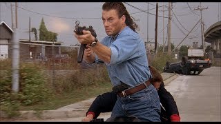 Hard Target - Town Shootout & Chase Scene (1440p)