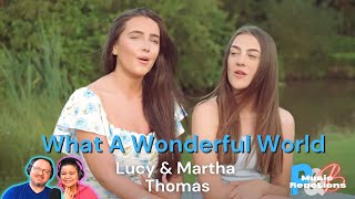 Lucy & Martha Thomas |"What A Wonderful World"| Couples Reaction!
