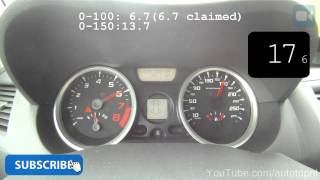 Renault Megane RS 230 R26 F1Team 0-210 kmh NICE! Acceleration Test