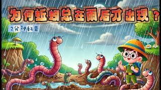 科普系列｜第101集｜为何蚯蚓总在雨后才出现?｜一万个为什么｜儿童知识频道｜儿童百科