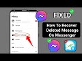 How To Recover Deleted Messages on Messenger (2025 Guide)