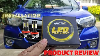 AUXITO H11 FOG LIGHT REVIEW/ HOW TO INSTALL LED FOG LIGHT/