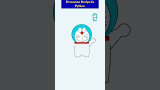 Draw Doraemon Using Python Turtle With Code|#shorts #youtubeshorts #doraemon