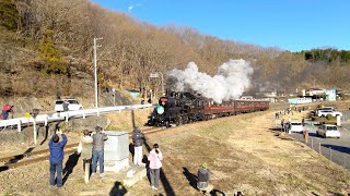 SLもおか号クリスマス仕様(2021年12月18日)