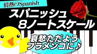 【情熱のSpanish】スパニッシュ8ノートスケール【哀愁ただようフラメンコに♪】