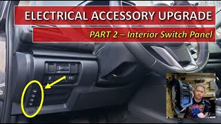 Subaru Crosstrek Electrical Accessory Upgrade (Part 2 - Interior Switches)