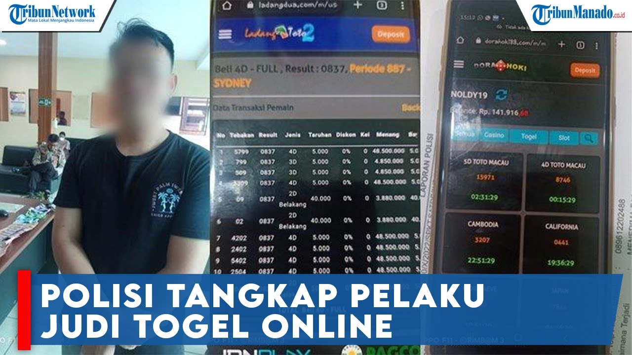 Polisi Tangkap Pelaku Perjudian Jenis Togel Online - YouTube