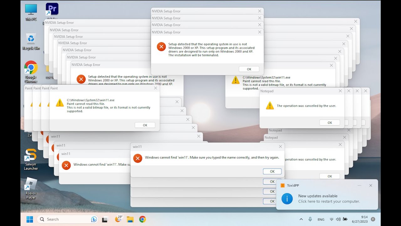 Windows 11 Crazy Error Full Windows 11 Crazy Error Full