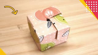 TUTORIAL MEMBUAT KOTAK BOX DARI KERTAS ORIGAMI, BISA UNTUK WASAH KADO - How to make box Paper #Diy