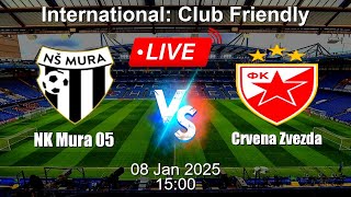 🔴 LIVE: NK Mura 05 vs Crvena Zvezda - Football Live Score - International Club Friendly