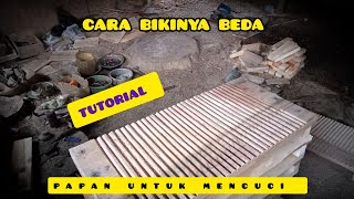 BIKIN MESIN CUCI MANUAL DARI PAPAN KAYU || gilesan cuci pakaian.#kerajinantangan #kayu