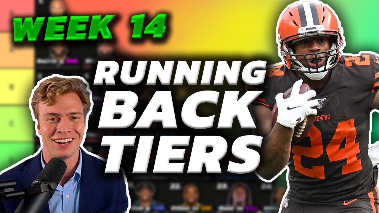 Top 24 Running Back Rankings & Tiers | Week 14 Fantasy Football - YouTube