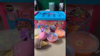 ✋🏽Fun Kids🤚🏽| Ice Cream Butter Slime Combo Kit REVIEW👩🏽‍🔬🍦🍫🍓🍬🍊