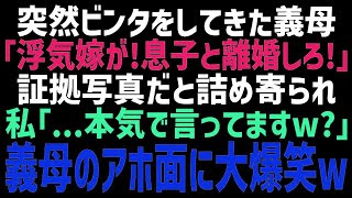 【スカッとする話】義実家に呼び出されると突然義母にビンタをされた「この浮気女！息子と別れろ！」証拠写真を突きつけられた私「嘘でしょｗ」→その後、義母は絶体絶命のピンチにｗ【修羅場】【朗読】