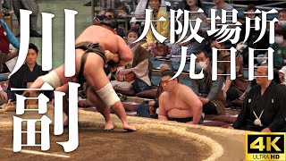 【川副】春場所九日目。全勝対決！土俵際の・・・。幕下の熱き闘いの記録【大相撲 sumo】