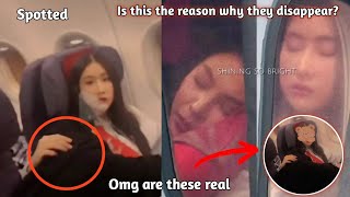 OMG! Photos of Faye and Yoko have been circulating online;  spotted on a plane 😱(FayeYoko)